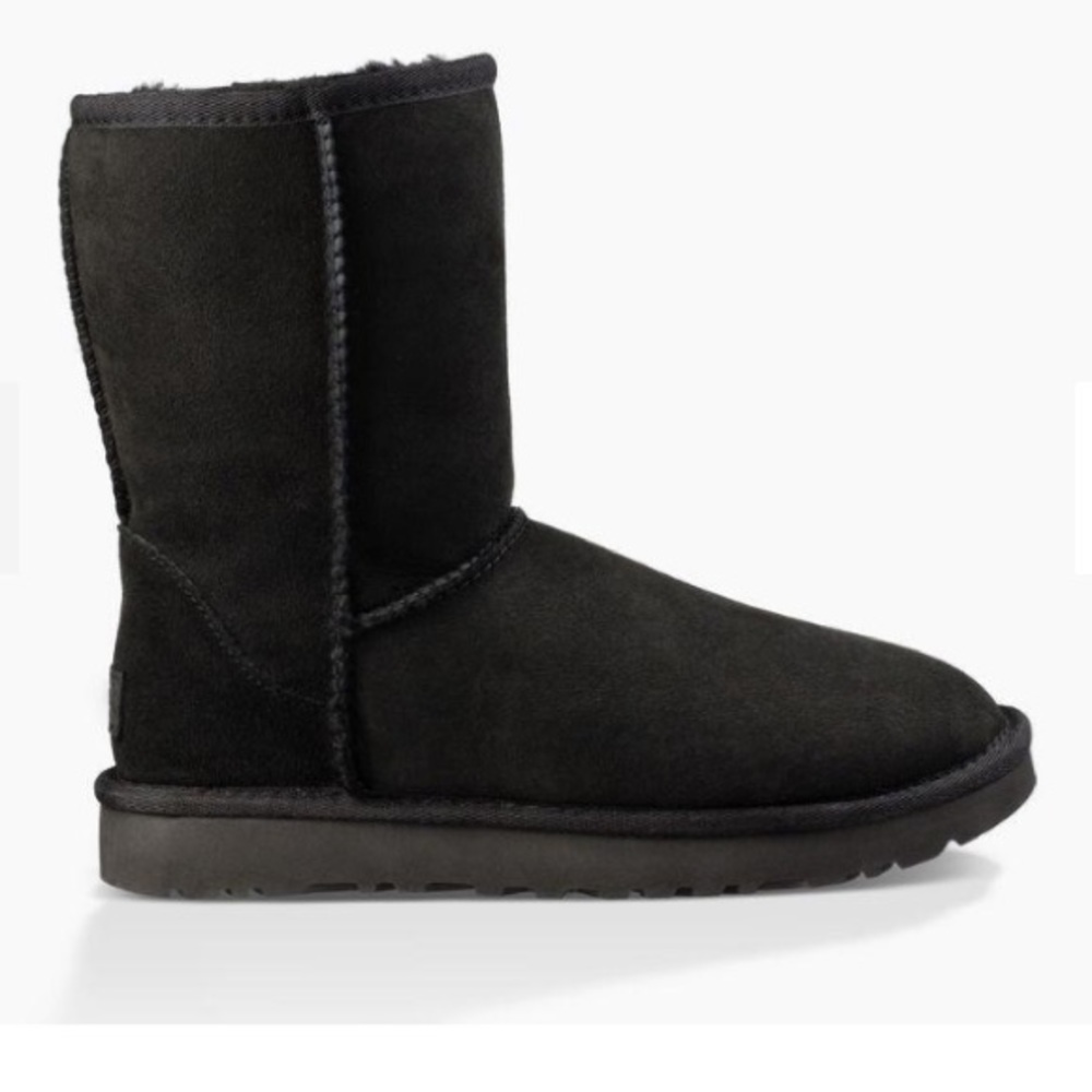 Ugg Australia Classic Short Black Boots Size 9